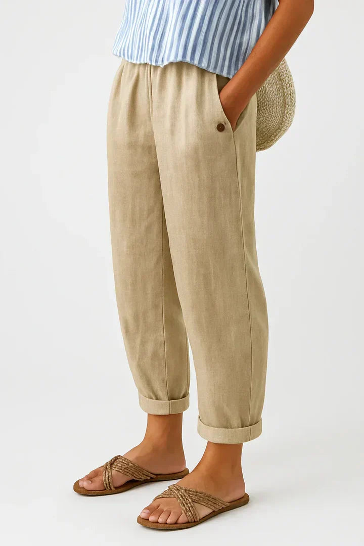 Agatha - Pantaloni in lino senza tempo