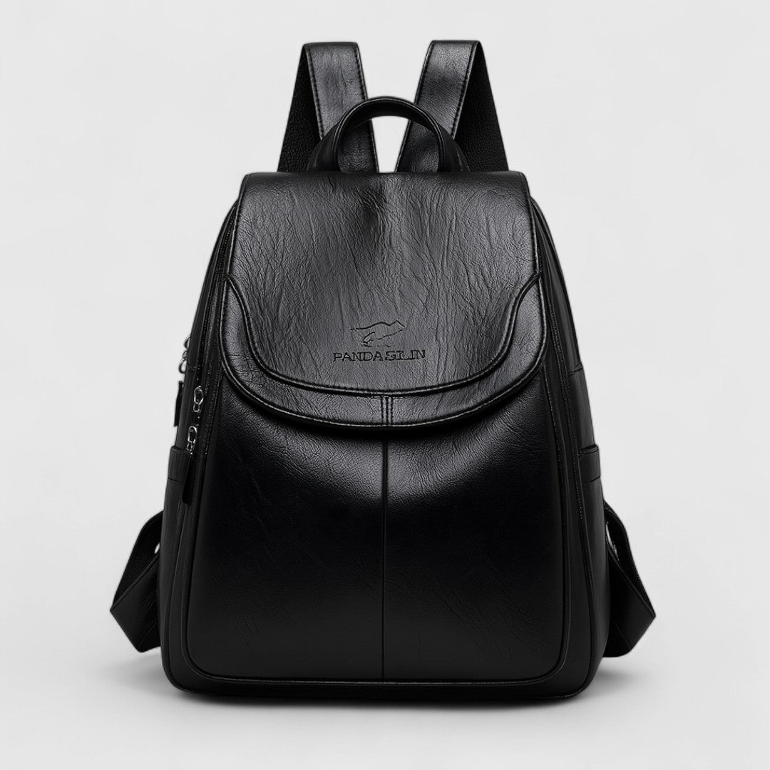 Callisto - Zaino in pelle con design e stile obiettivo