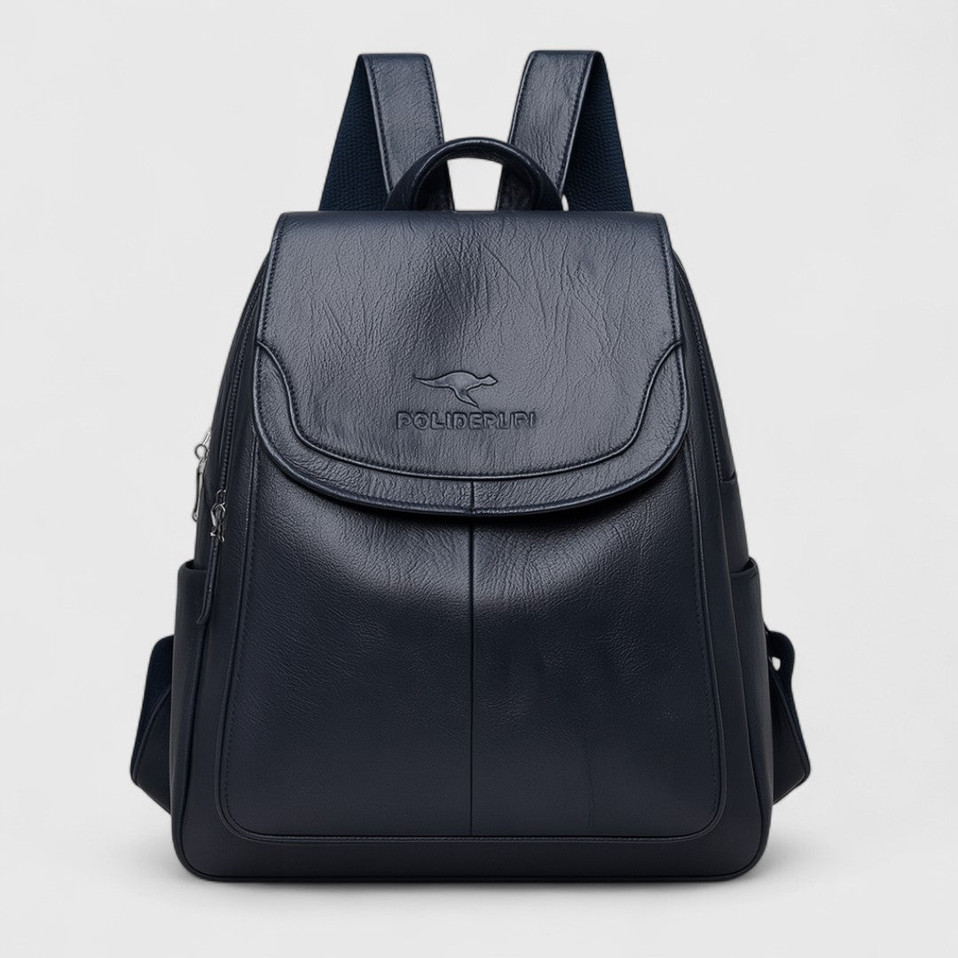 Callisto - Zaino in pelle con design e stile obiettivo