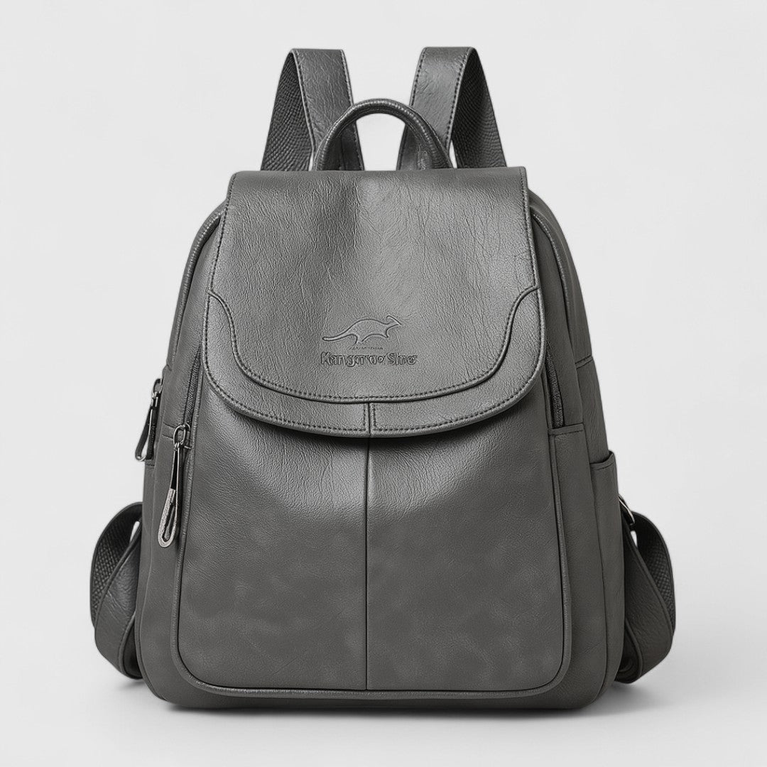 Callisto - Zaino in pelle con design e stile obiettivo