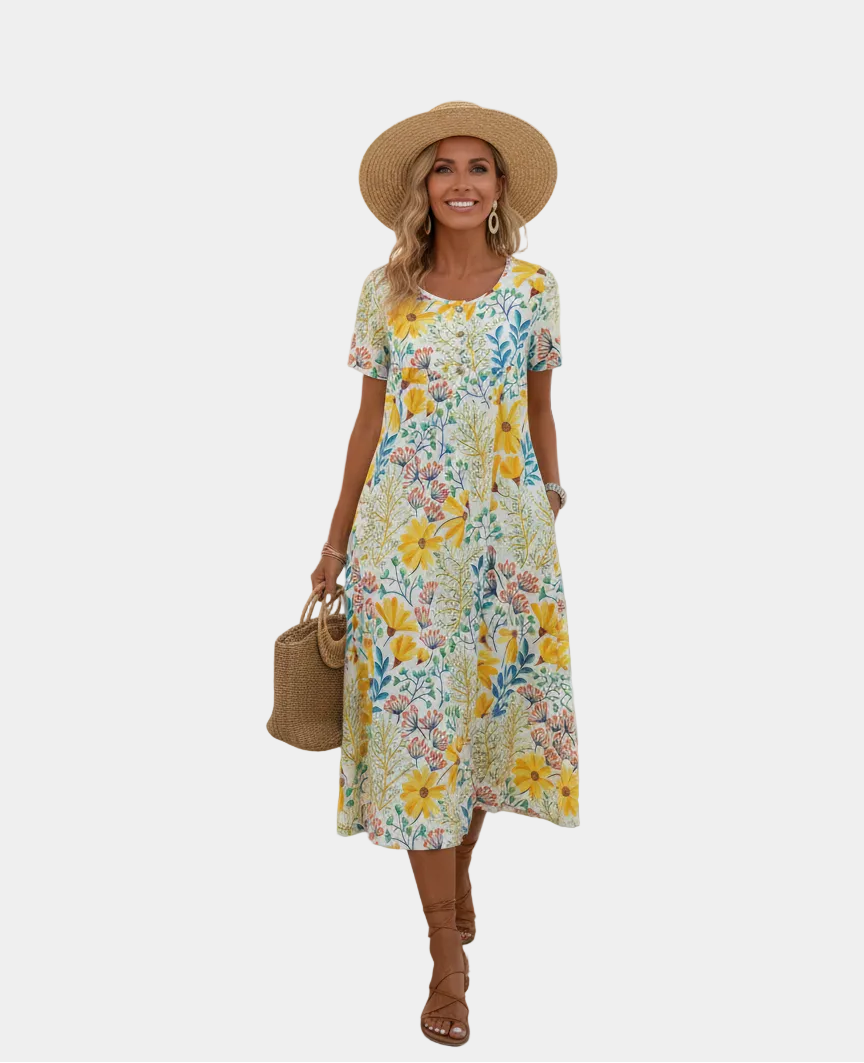 Margaret – Abito floreale elegante