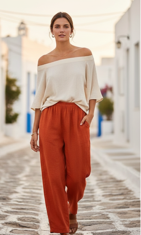 Ioanna - Pantaloni larghi