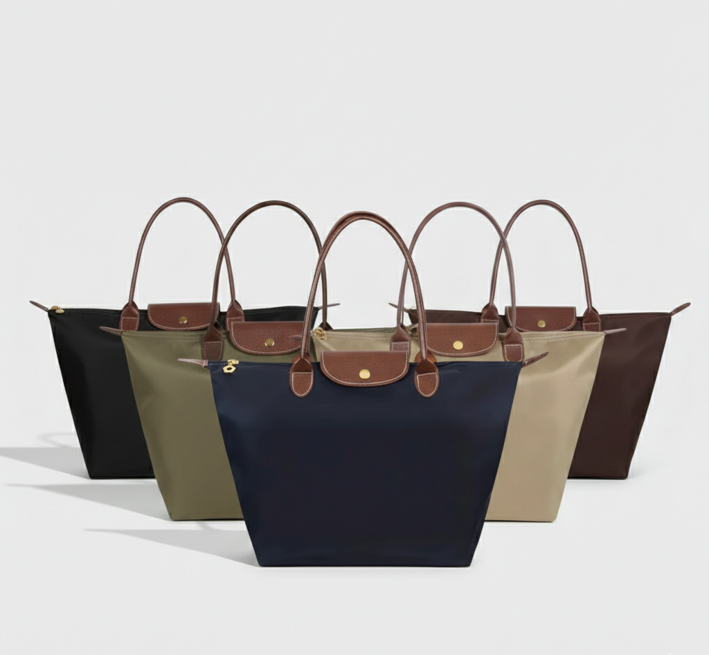 Maria - elegante borsa a mano impermeabile con zip