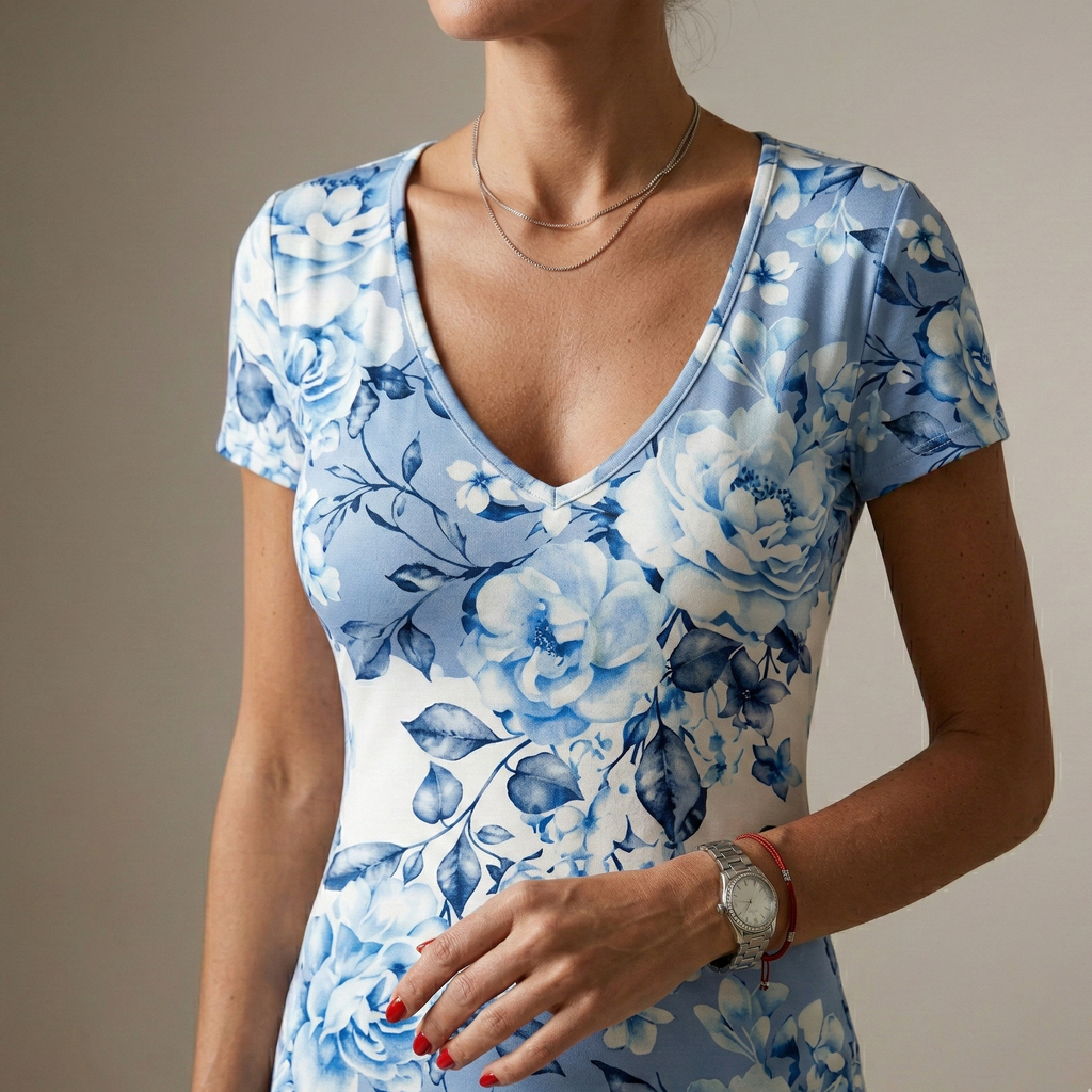Leda – Vestito con stampa floreale