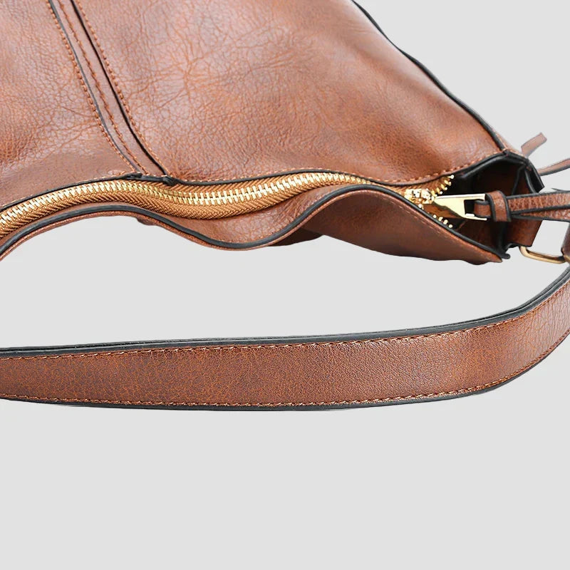 Sof - Borsa Hobo in Pelle di Lusso Anti-Furto