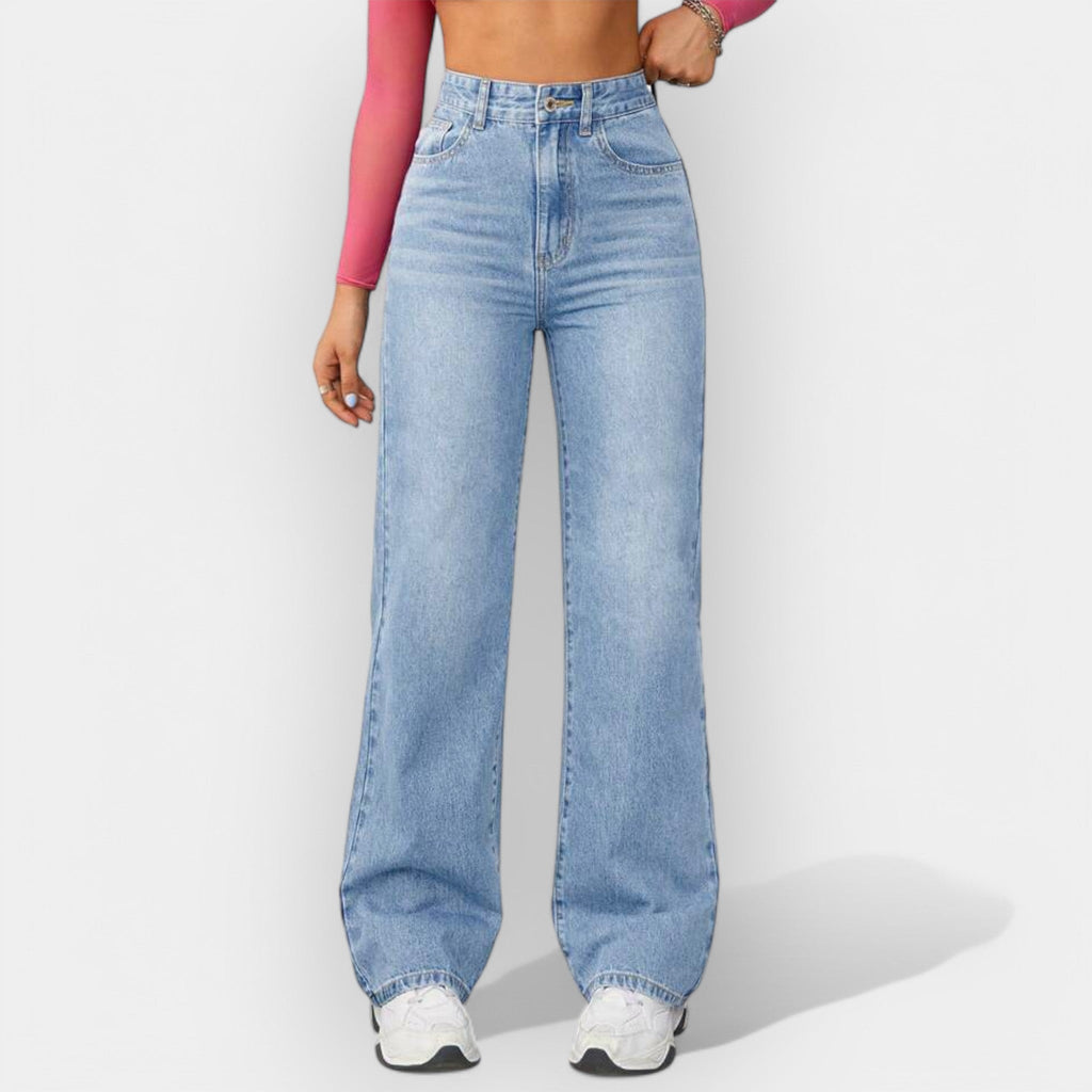 Jeans a Linea Rettangolare