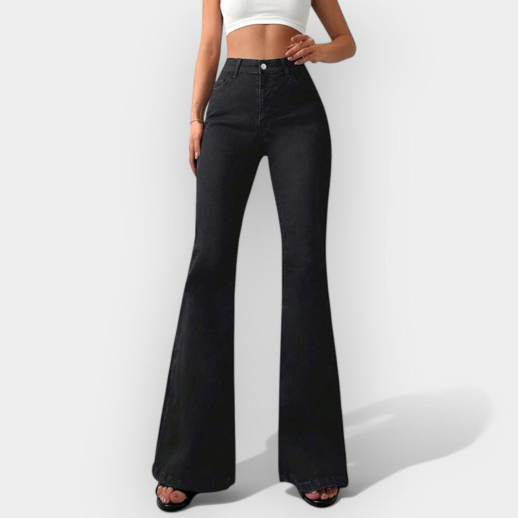 Jeans Bootcut a Vita Alta