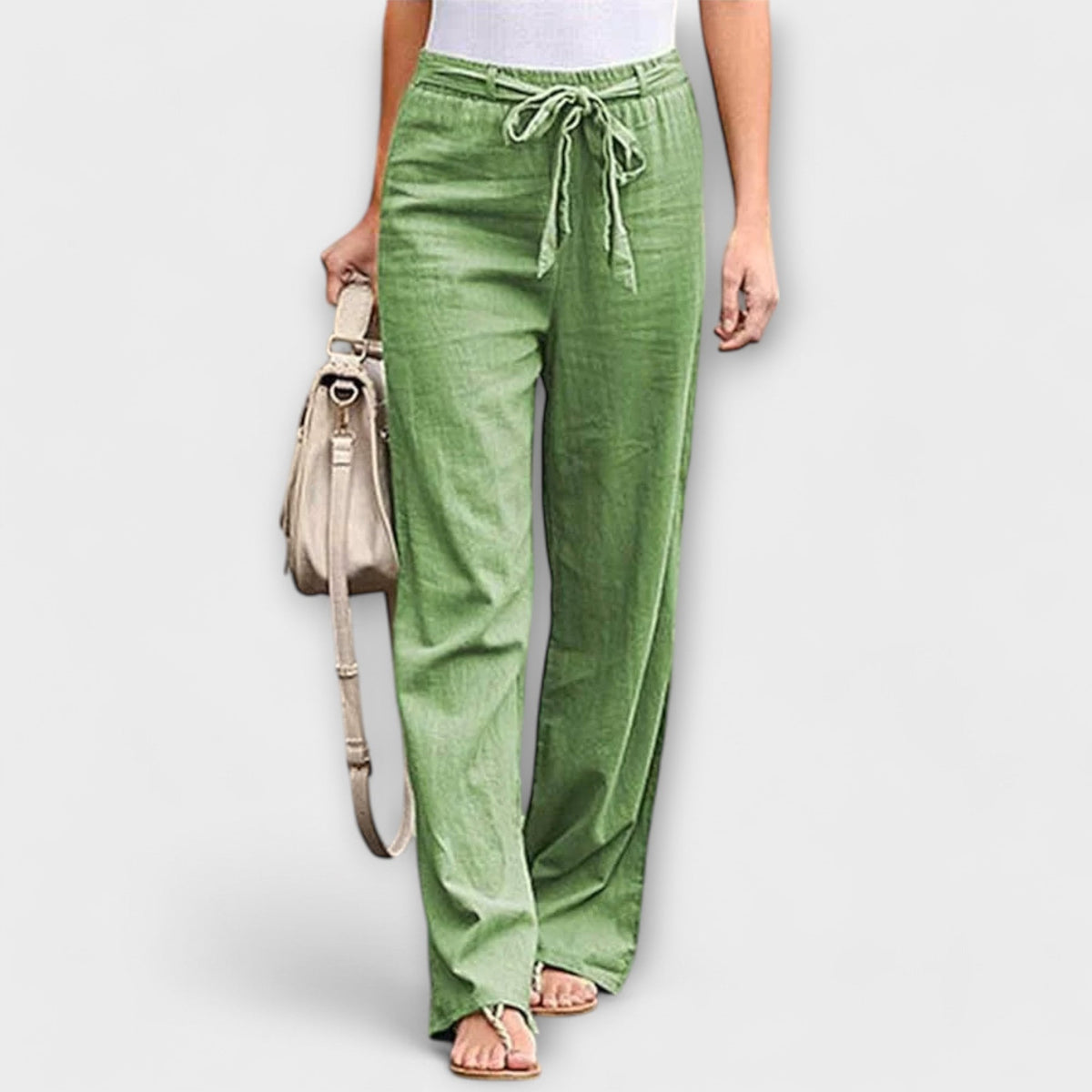 Pantaloni Leggeri in Lino