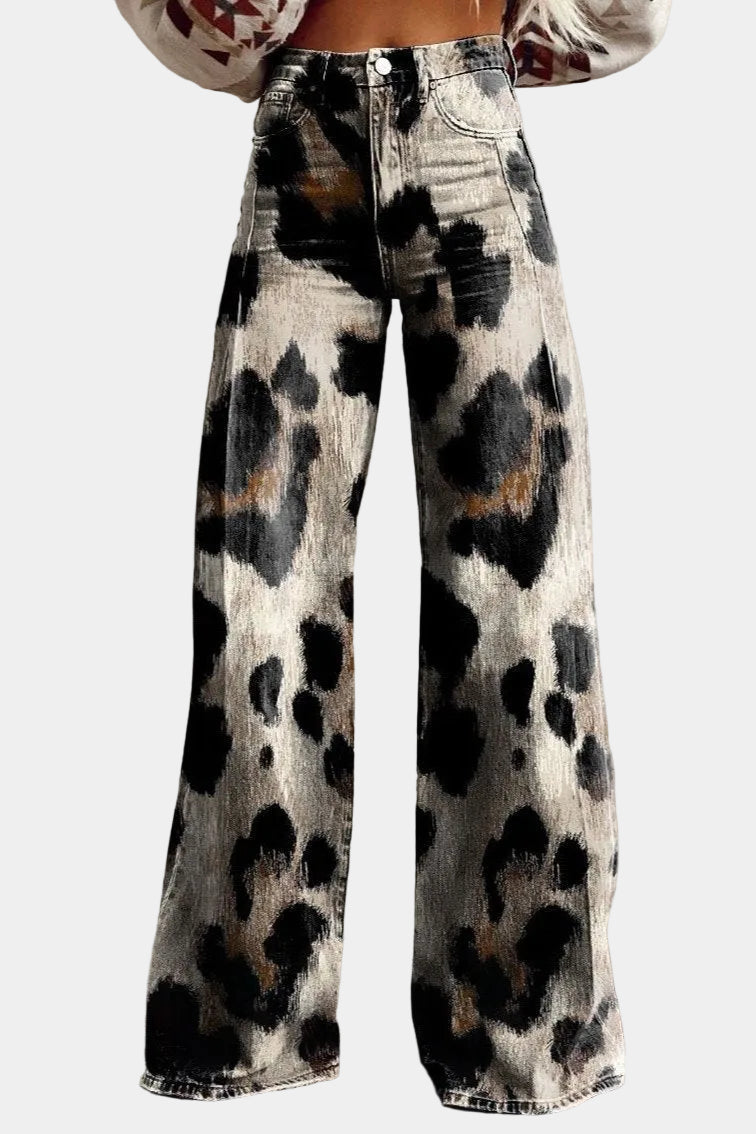 Ghepardo | Pantaloni Boho Vintage con Stampa Chic