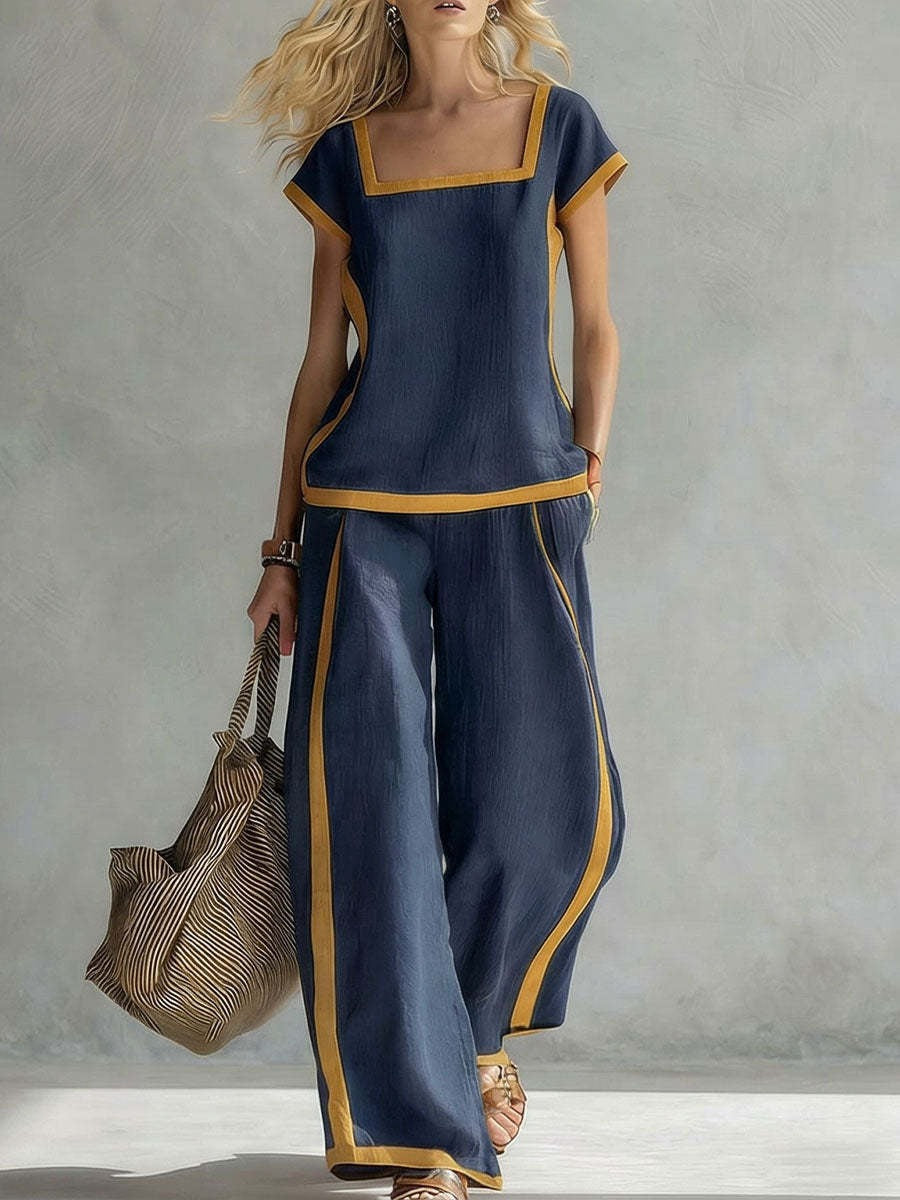 Serena - SET ELEGANTE IN LINO A DUE PEZZI