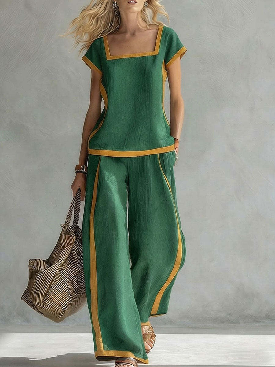 Serena - SET ELEGANTE IN LINO A DUE PEZZI