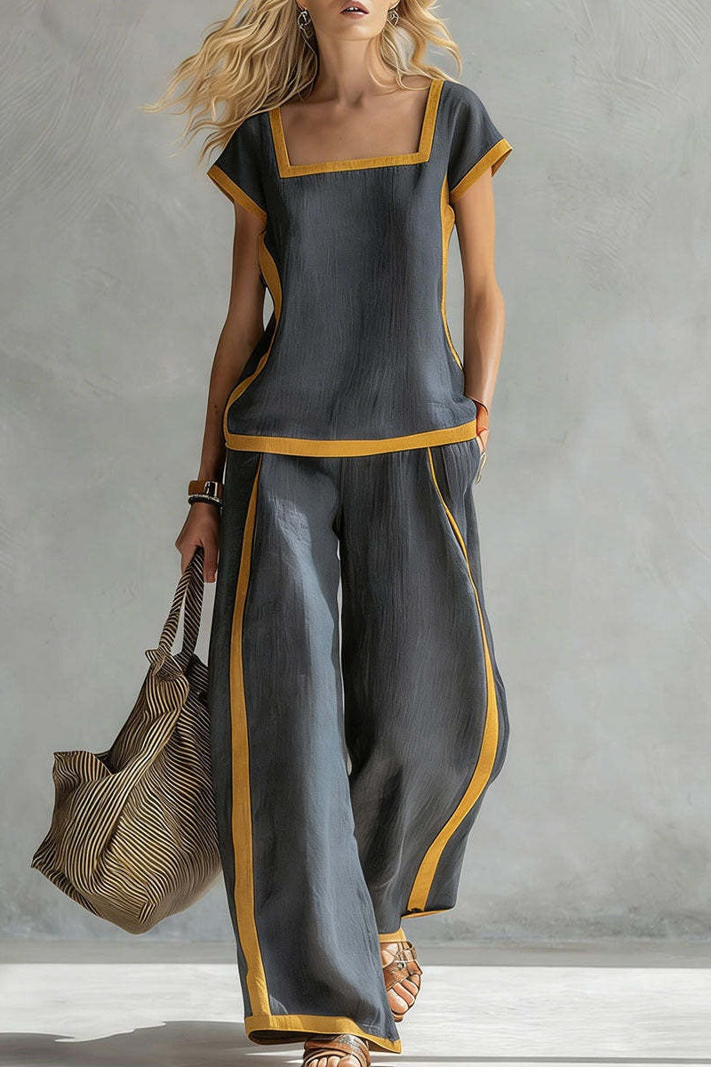 Serena - SET ELEGANTE IN LINO A DUE PEZZI
