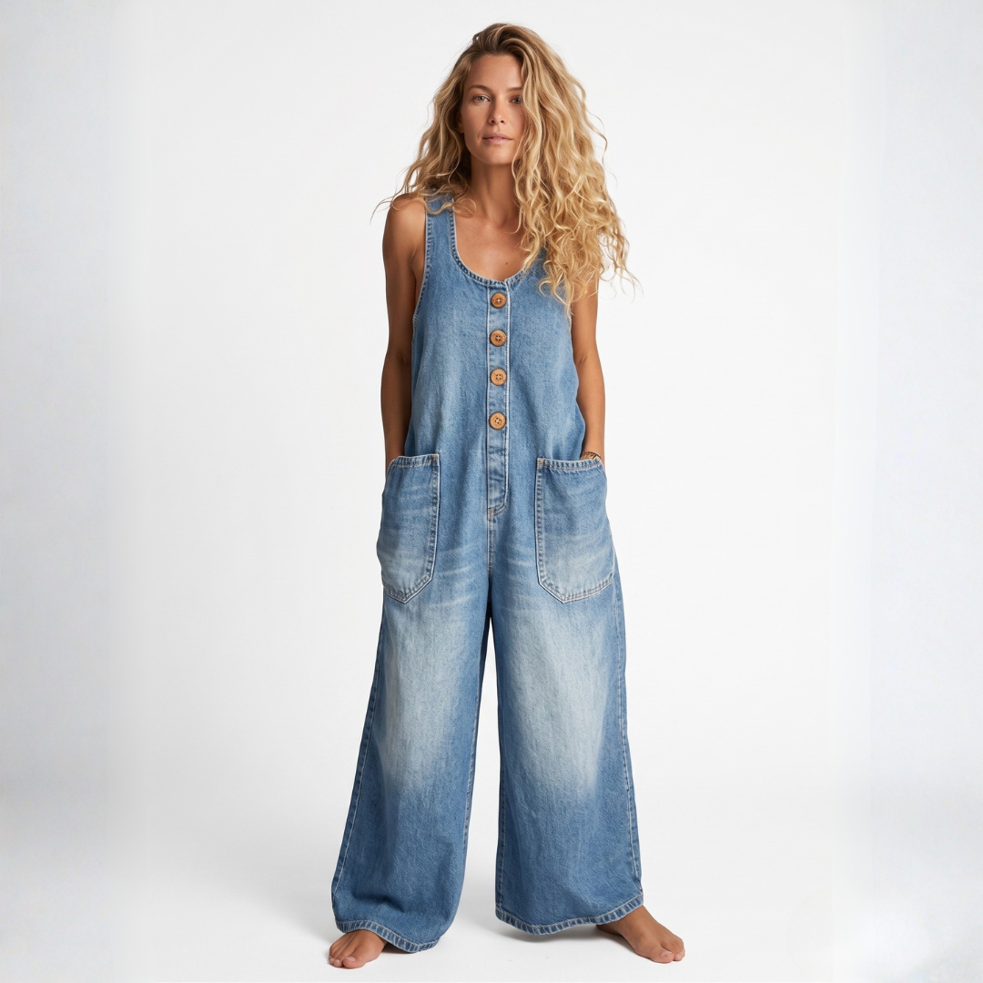 Harmonia - Pantaloni in denim vintage