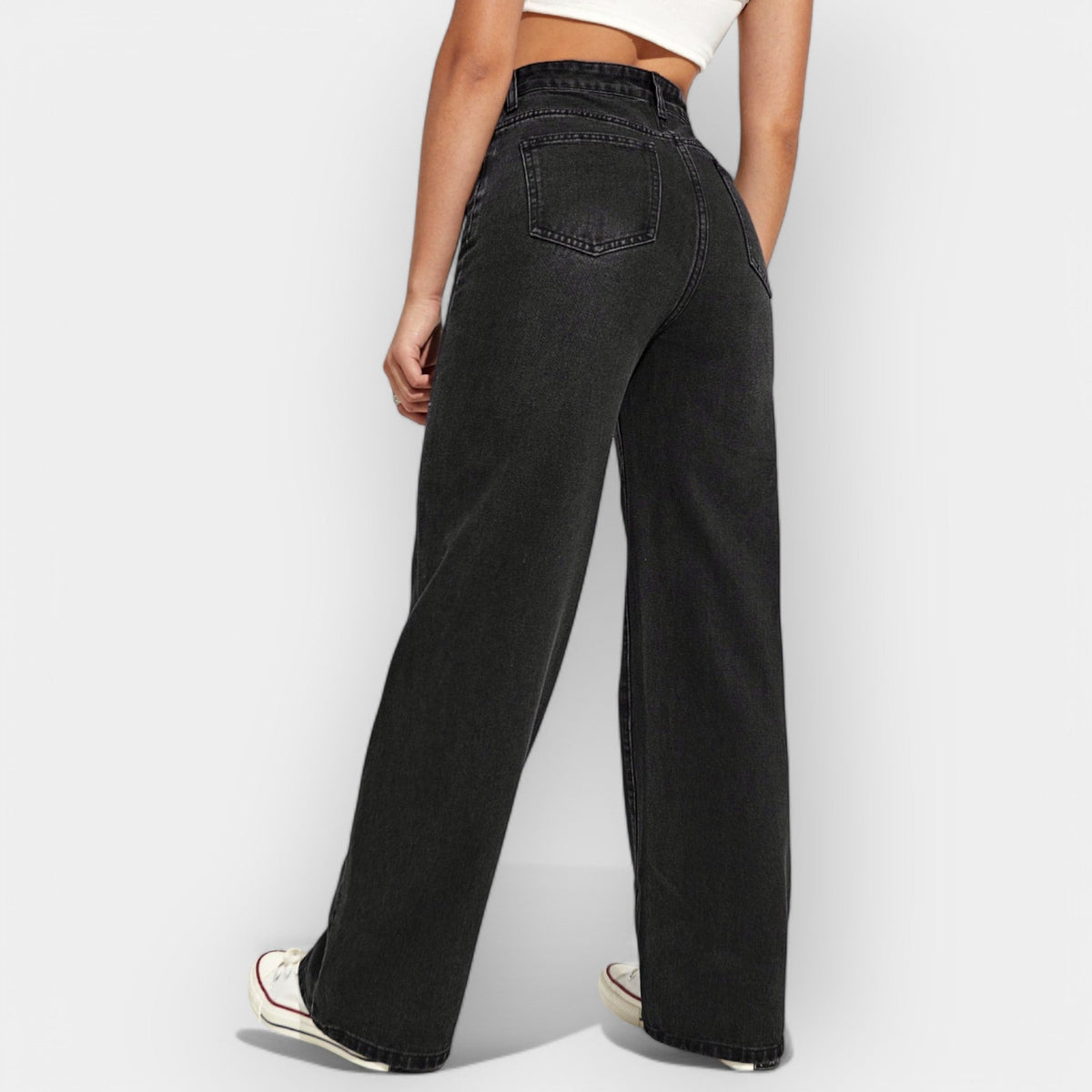 Jeans a Linea Rettangolare