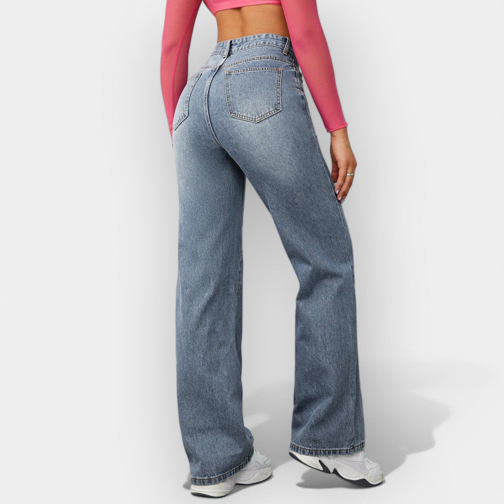 Jeans a Linea Rettangolare