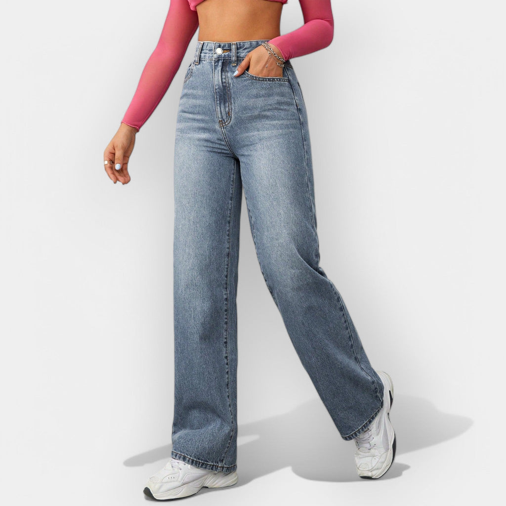 Jeans a Linea Rettangolare