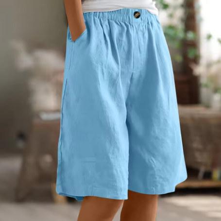 Filipa - Comodi pantaloni corti in cotone