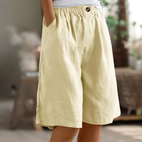 Filipa - Comodi pantaloni corti in cotone