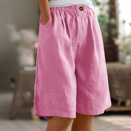 Filipa - Comodi pantaloni corti in cotone
