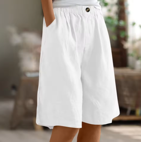 Filipa - Comodi pantaloni corti in cotone