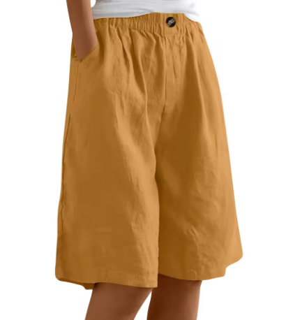 Filipa - Comodi pantaloni corti in cotone