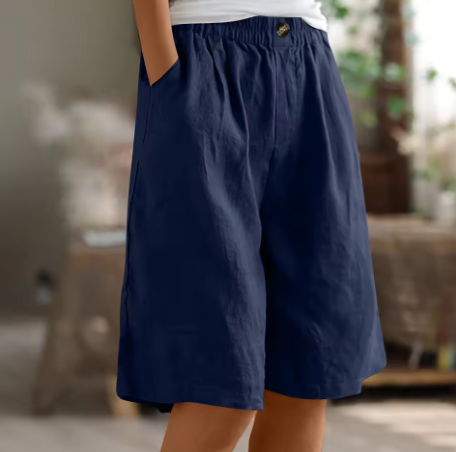 Filipa - Comodi pantaloni corti in cotone