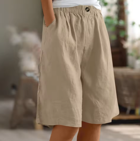 Filipa - Comodi pantaloni corti in cotone