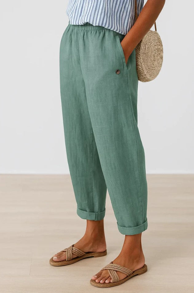 Agatha - Pantaloni in lino senza tempo