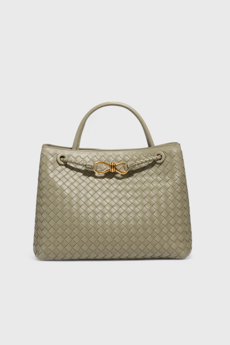 Borsa Giornaliera Intrecciata Indigo