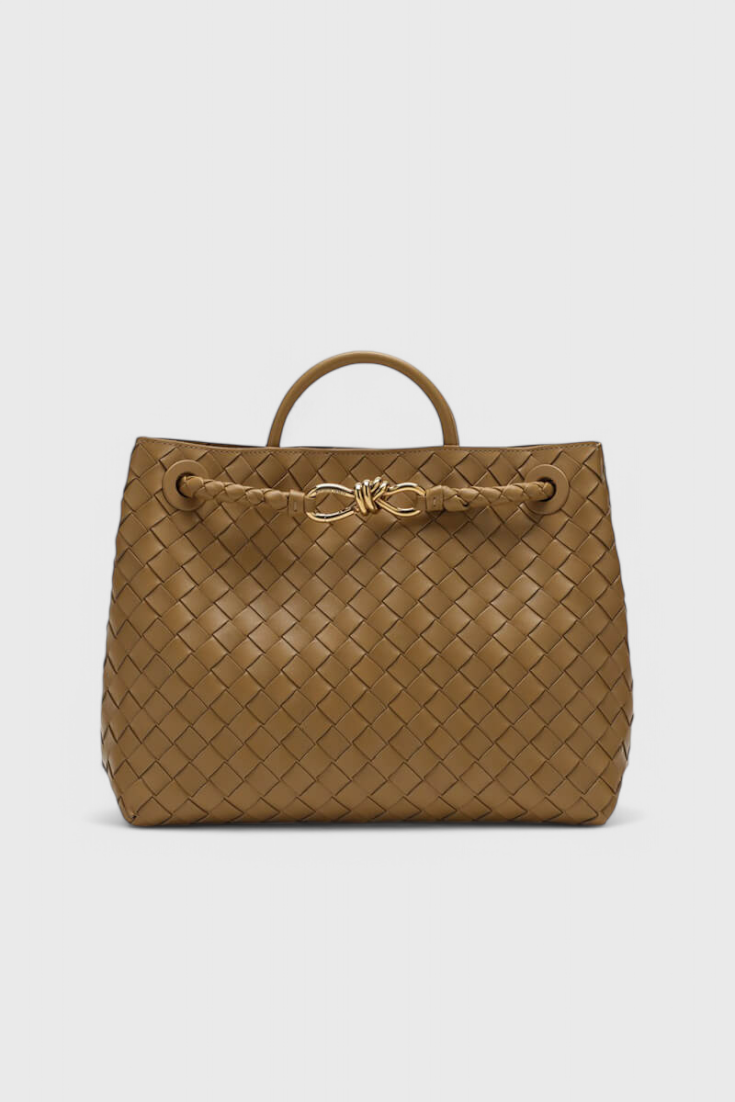 Borsa Giornaliera Intrecciata Indigo