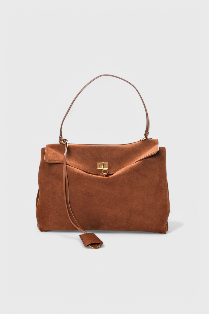Borsa a Spalla Henna in Suede