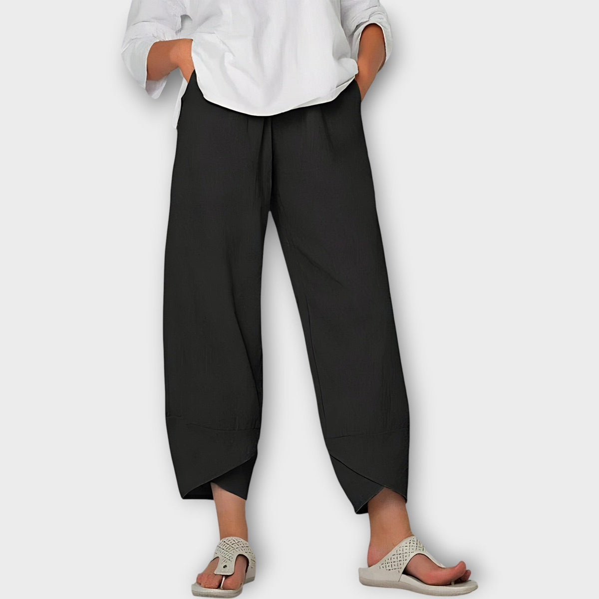 Pantaloni Eleganti in Lino