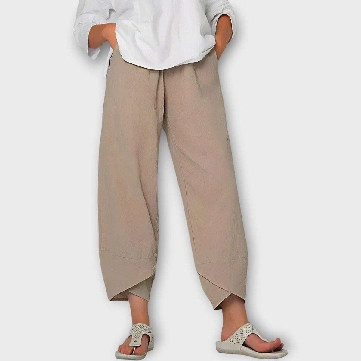 Pantaloni Eleganti in Lino