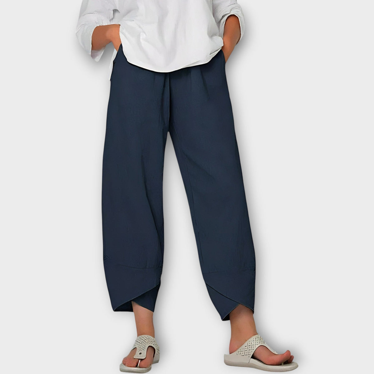Pantaloni Eleganti in Lino
