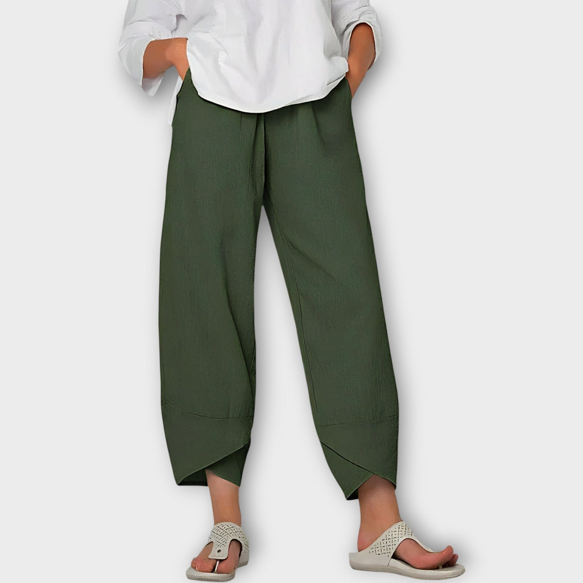 Pantaloni Eleganti in Lino
