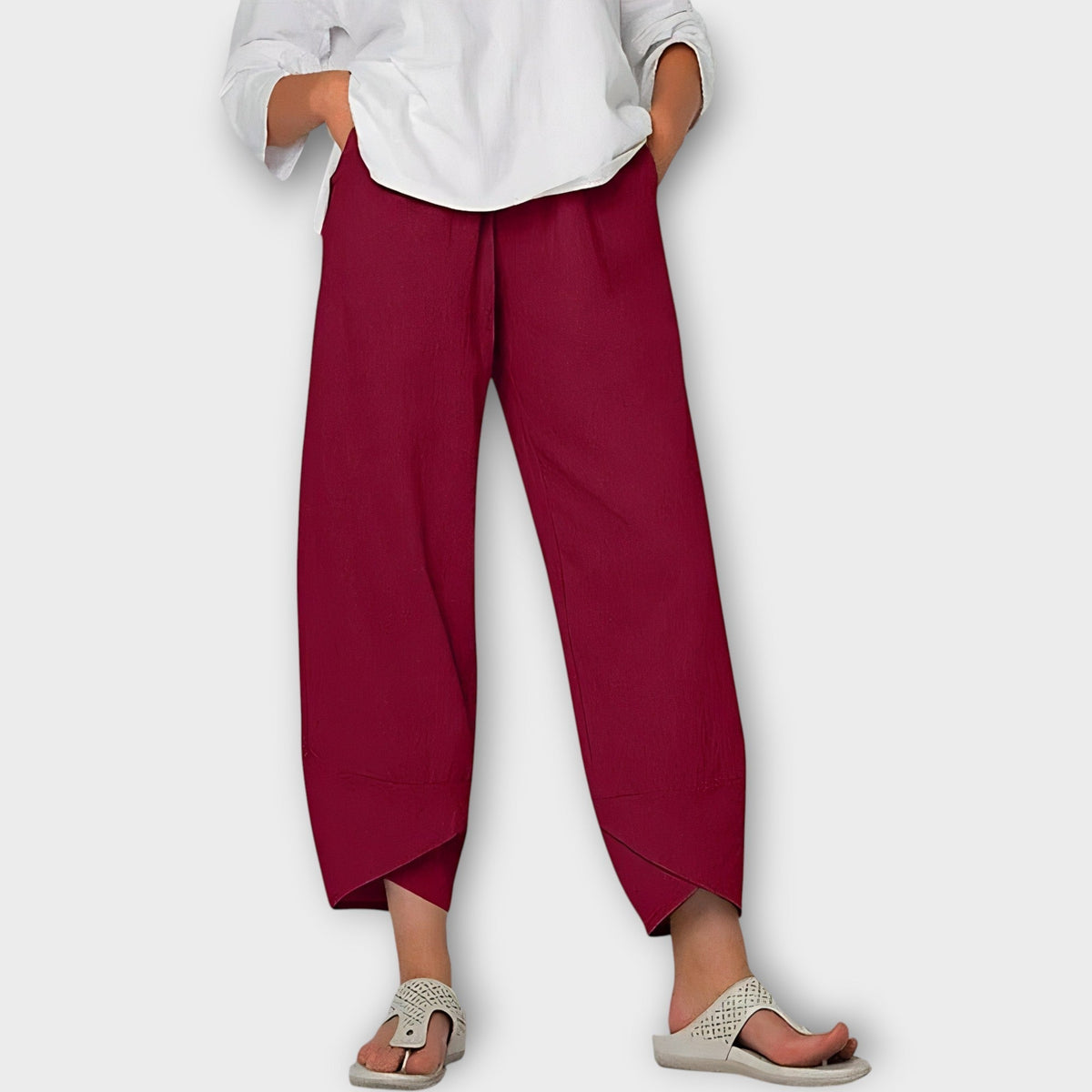 Pantaloni Eleganti in Lino