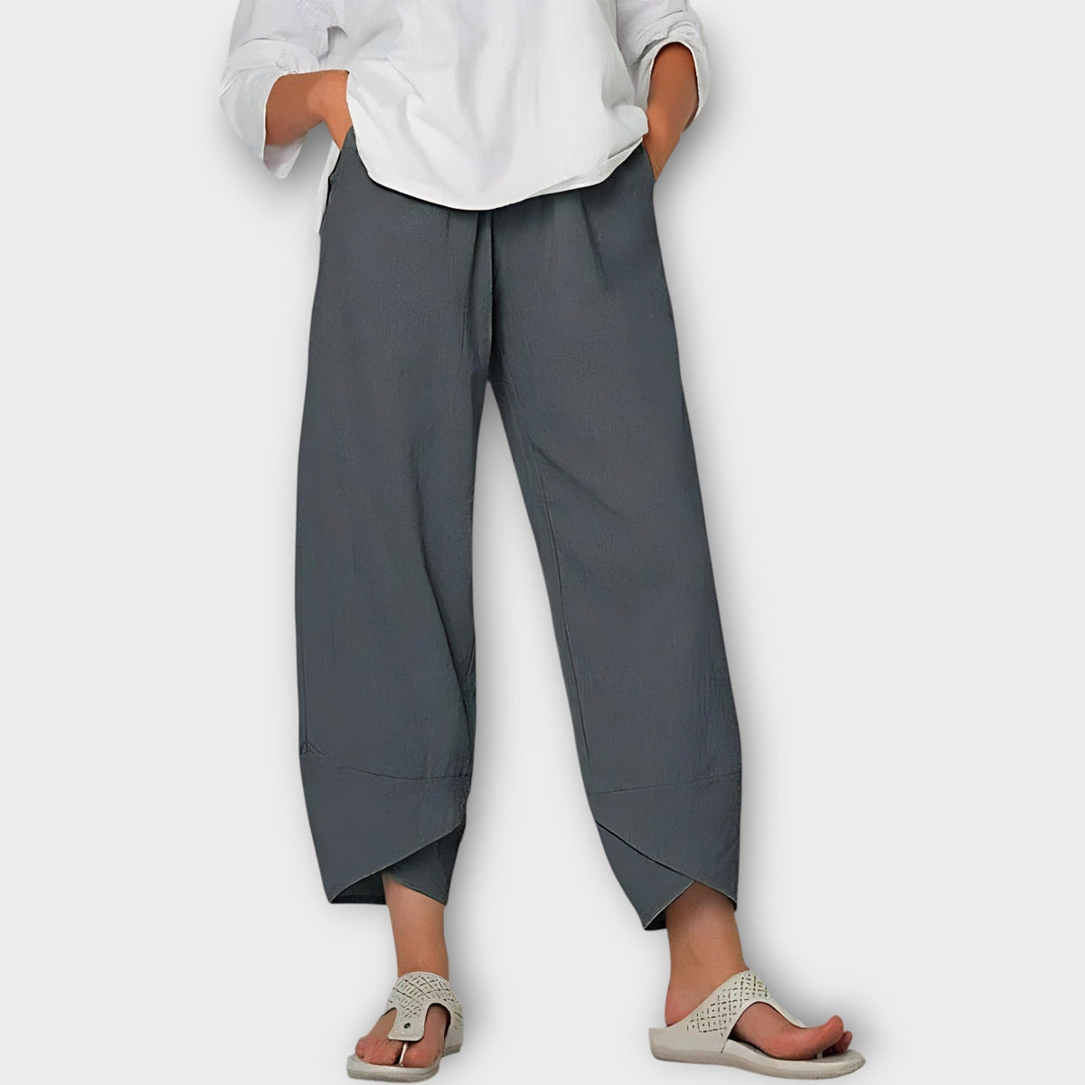 Pantaloni Eleganti in Lino