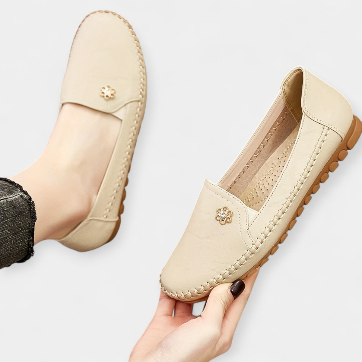 Обувки Slip-On с Мека Подметка
