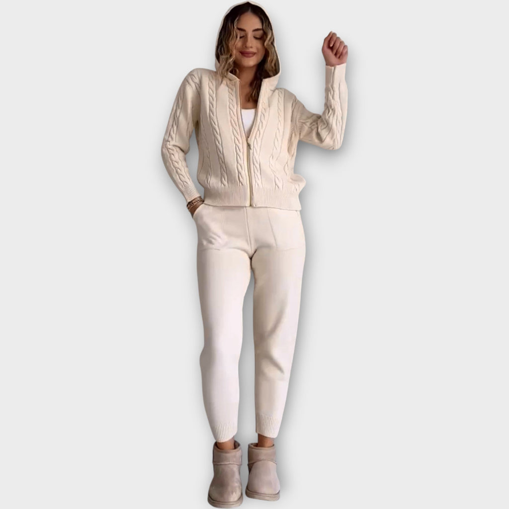 Set Maglione con Cappuccio e Giacca