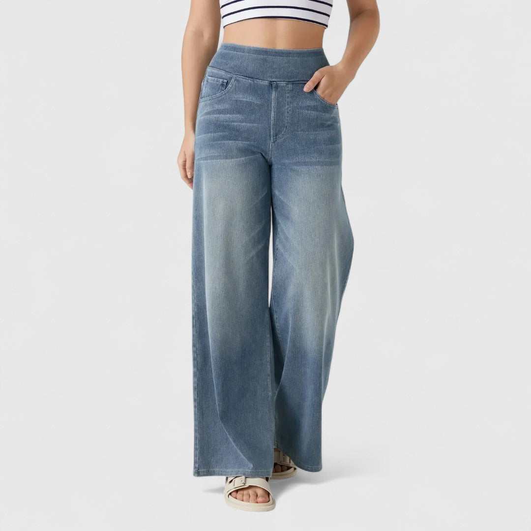 Speranza - pantaloni comodi ed elastici con vita alta