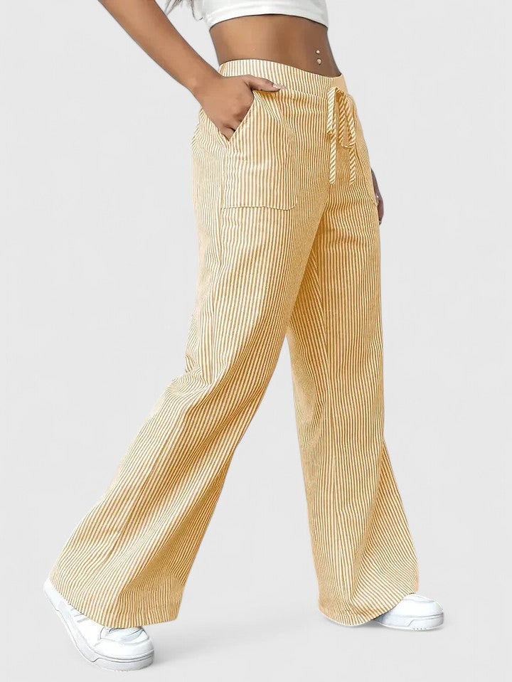 Dominique | Pantaloni spaziosi e comodi con dettagli eleganti