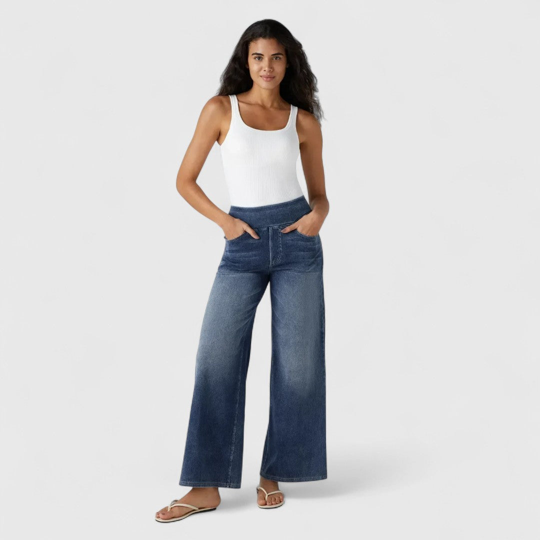Speranza - pantaloni comodi ed elastici con vita alta