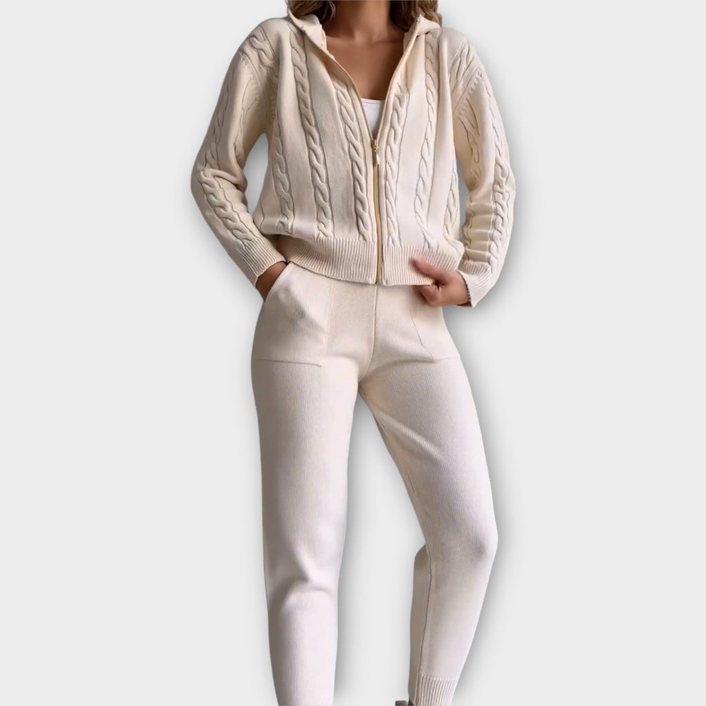Set Maglione con Cappuccio e Giacca