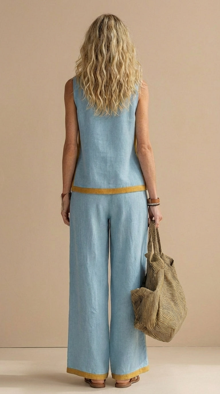 Gaia - Set donna in lino e cotone