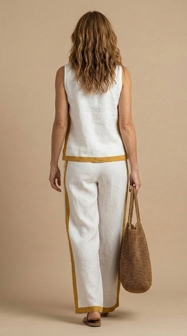 Gaia - Set donna in lino e cotone