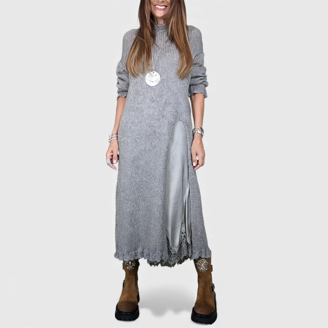 Lena - Elegante completo lungo in maglia