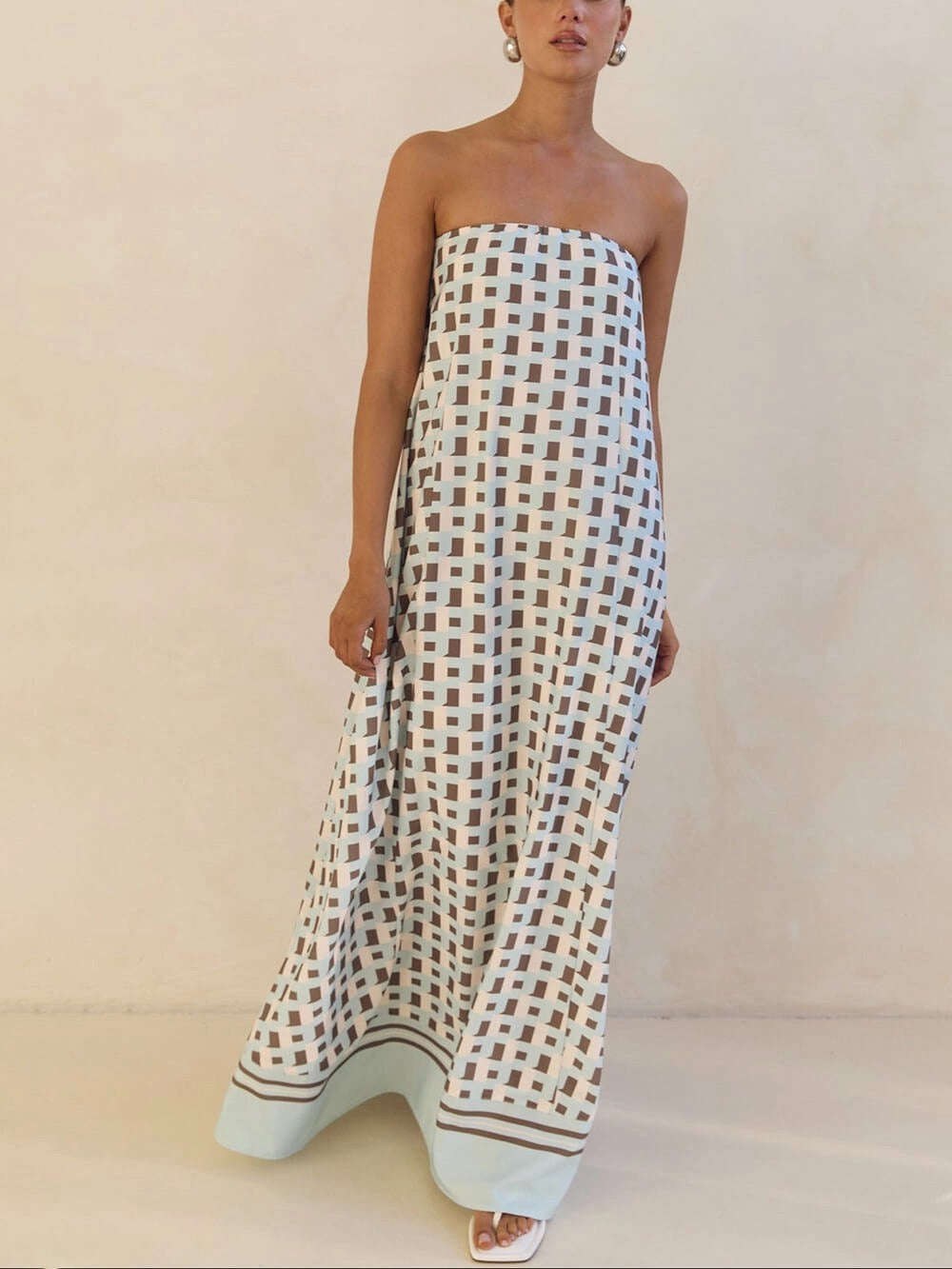 Iris - Vestito con motivi geometrici
