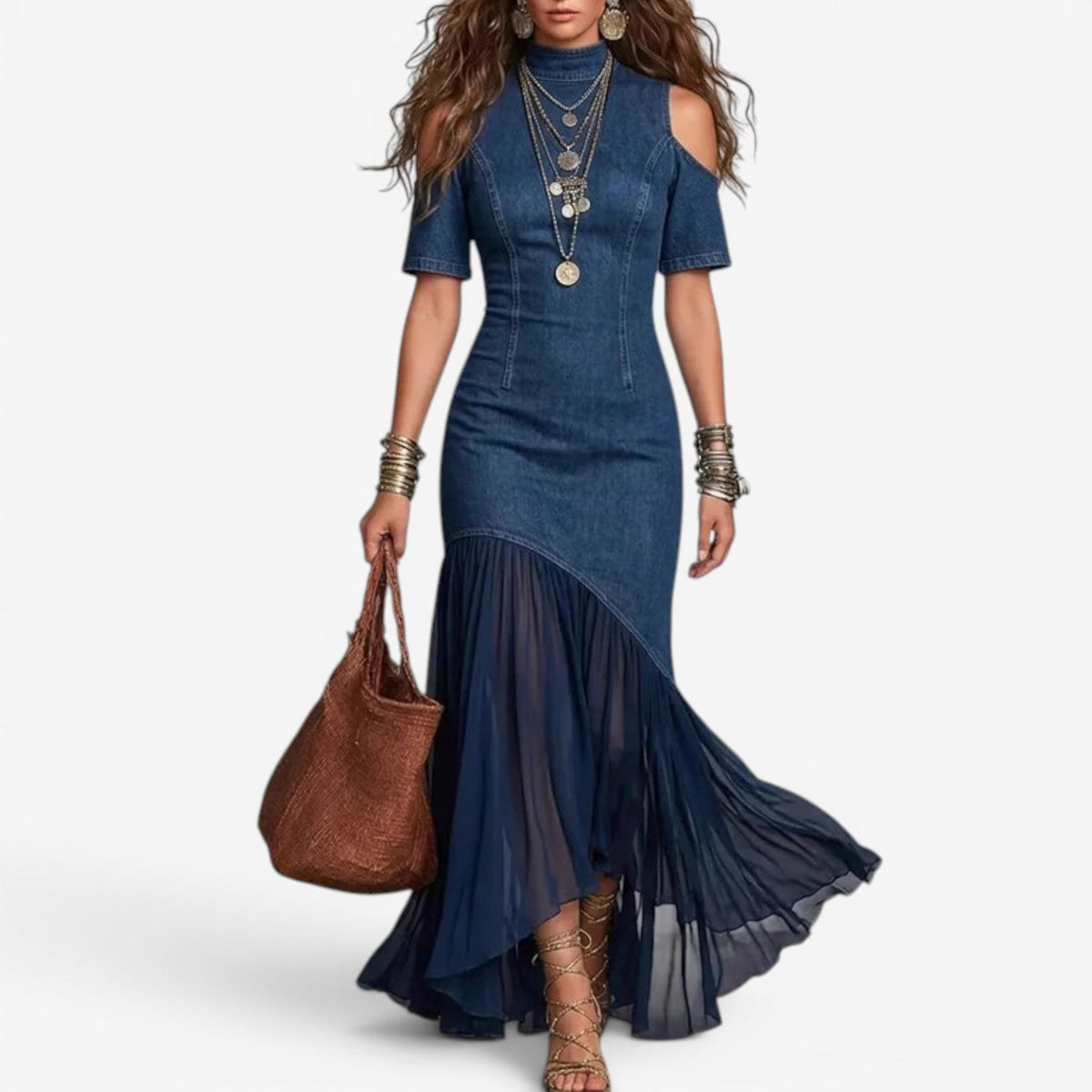 Pietra - Abito lungo in denim