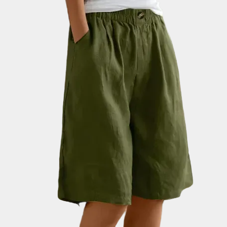 Filipa - Comodi pantaloni corti in cotone