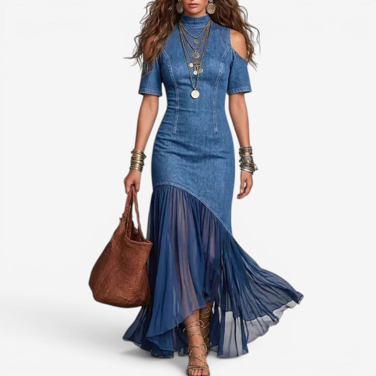 Pietra - Abito lungo in denim
